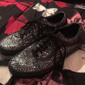 NWOT Animal Print Vans